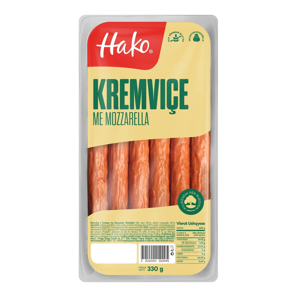 Hako, Virshlle derri me mocarella, 330 g